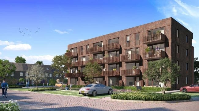 Appartementen in Nieuw Trompenburg