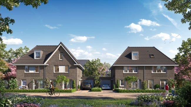 Twee-onder-een-kapwoningen Nieuw Trompenburg